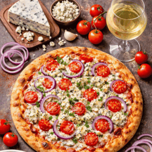 Danish Blue - Blue Cheese, Tomatoes & Onions