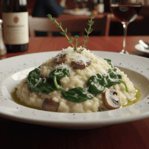 Spinach & Mushroom Risotto