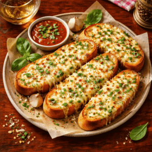 Herbed Garlic Bread with cheese